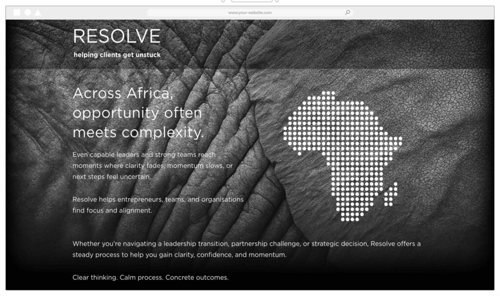 RESOLVE Desktop View